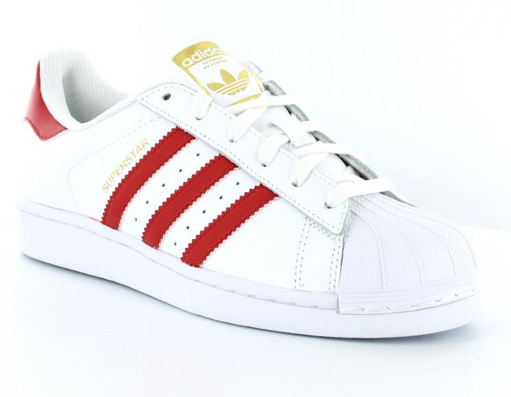 adidas blanche et rouge femme