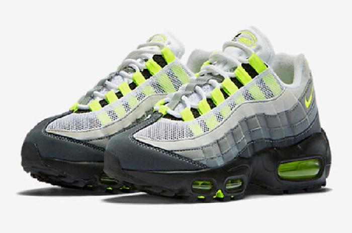 air max 95 jaune fluo femme