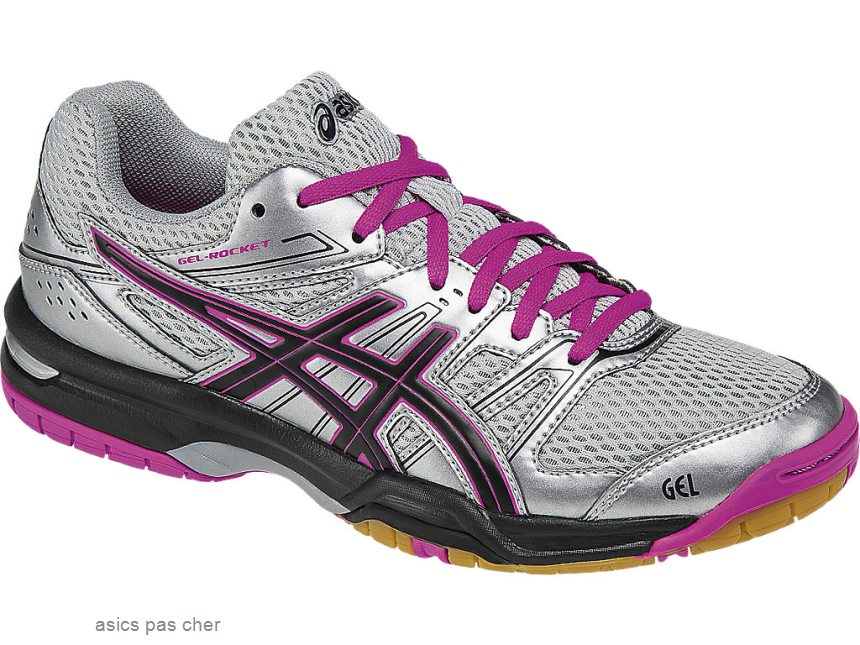 asics fille argent