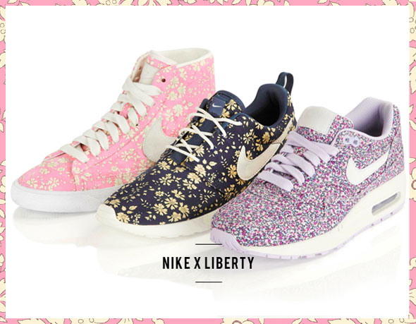 basket nike femme fleur